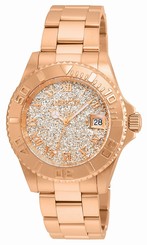 Invicta Watches : 22708 Silver Glitter Quartz Women Watch