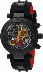 Invicta Watches : 22735 Black Skeleton Quartz Men Watch