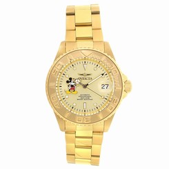 Invicta Watches : 22779 Beige Dial Stainless Steel Men Watch