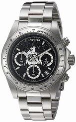 Invicta Watches : 22864 Black Dial Stainless Steel Men Watch