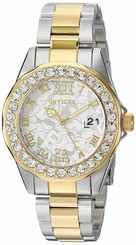 Invicta Watches : 22871 Silver Dial Stainless Steel Band Women Watch