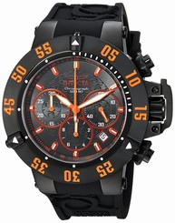 Invicta Watches : 22923 Quartz Chronograph Date Black Silicone Men Watch