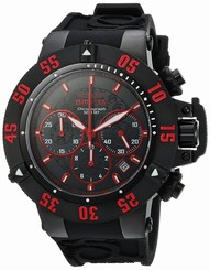 Invicta Watches : 22924 Quartz Chronograph Date Black Silicone Men Watch