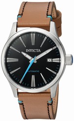 Invicta Watches : 22945 Automatic Date Brown Leather Men Watch