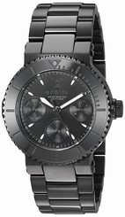 Invicta Watches : 22952 Black Dial Stainless Steel Band Women Watch