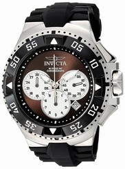 Invicta Watches : 23045 Black Dial Stainless steel Band Men Watch