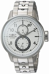 Invicta Watches : 23059 White Dial Stainless Steel Band Men Watch