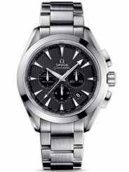 Omega Watches : 231.10.44.50.06.001 44mm Automatic Chronometer Aqua Terra Chronograph Black Dial Stainless Steel Case With Stainless Steel Bracelet Men Watch