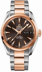 Omega Watches : 231.20.39.22.06.001 Automatic Chronometer Annual Calender 18k Rose Gold and Stainless Steel Men Watch