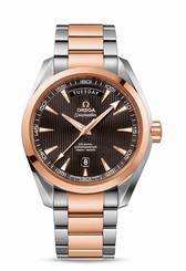 Omega Watches : 231.20.42.22.06.001 Automatic Chronometer Day Date 18k Rose Gold and Stainless Steel Men Watch