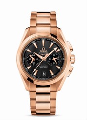 Omega Watches : 231.50.43.52.06.001 Automatic Chronometer GMT Chronograph 18k Rose Gold Men Watch