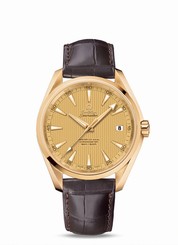 Omega Watches : 231.53.42.21.08.001 Master Co-Axial Chronometer 18k Yellow Gold Case Brown Leather Men Watch