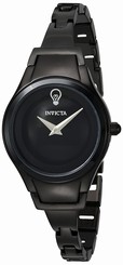Invicta Watches : 23272 Black Dial Stainless Steel Band Women Watch