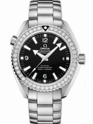 Omega Watches : 232.15.42.21.01.001 42mm Automatic Chronometer Planet Ocean Black Dial Stainless Steel Case, Diamonds With Stainless Steel Bracelet Men Watch