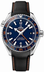 Omega Watches : 232.32.44.22.03.002 Blue Dial Rubber Band Men Watch