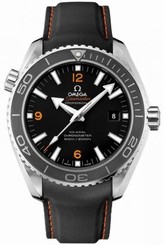 Omega Watches : 232.32.46.21.01.005 45.5mm Automatic Chronometer Planet Ocean Big Size Black Dial Stainless Steel Case With Black Rubber Strap Men Watch