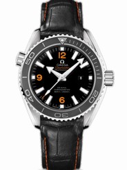 Omega Watches : 232.33.38.20.01.002 37.5mm Auto Chronometer Planet Ocean Black Dial Stainless Steel Case With Black Leather Strap Men Watch