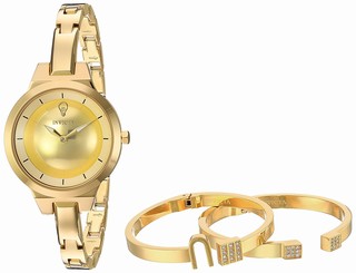 Invicta Watches : 23326 Gold Dial Stainless Steel Band Women Watch