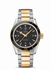 Omega Watches : 233.20.41.21.01.002 Master Co-Axial Chronometer Black Dial Stainless Steel and 18k Yellow Gold Bracelet Men Watch