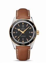 Omega Watches : 233.22.41.21.01.001 Master Co-Axial Chronometer 18k Yellow Gold Bezel Brown Leather Men Watch
