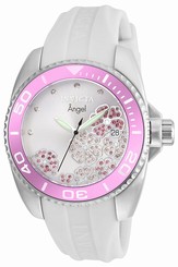 Invicta Watches : 23486 Silver Dial Uni-directional Rotating Stainless Steel With A Pi Band Men Watch