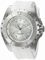 Invicta Watches : 23739 Quartz Analog Date White Polyurethane Men Watch