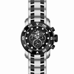 Invicta Watches : 23767 Black Dial Metal Band Men Watch