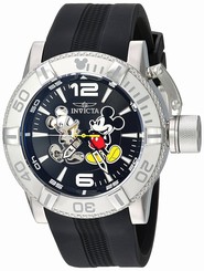 Invicta Watches : 23792 Disney Limited Edition Black Silicone Men Watch