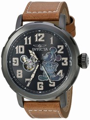 Invicta Watches : 23797 Black Dial Stainless Steel Band Men Watch