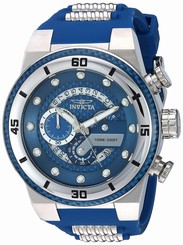 Invicta Watches : 24223 Blue Dial Stainless Steel Band Men Watch