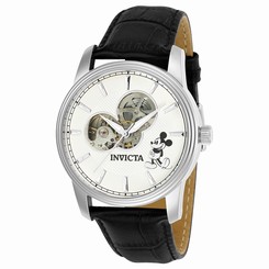 Invicta Watches : 24500 Silver With Skeletal Display Automatic Men Watch