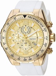 Invicta Watches : 24578 Quartz Chronograph Date White Silicone Men Watch