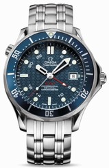 Omega Watches : 2535.80.00 Diver 300M GMT Series Seamaster Men Watch
