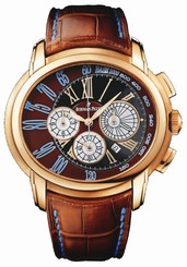 Audemars Piguet Watches : 26145OR.OO.D095CR.01 Automatic 18kt Rose Gold Brown Chronograph Dial Brown Crocodile Leather Band Men Watch