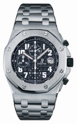 Audemars Piguet Watches : 26170ST.OO.1000ST.08 Automatic Stainless Steel Black Chronograph Dial Brushed Stainless Steel Band Men Watch