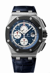 Audemars Piguet Watches : 26401PO.OO.A018CR.01 Automatic Chronograph Date Blue Leather Men Watch