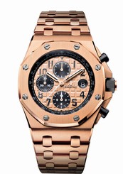 Audemars Piguet Watches : 26470OR.OO.1000OR.01 Automatic Chronograph Date 18ct Rose Gold Men Watch