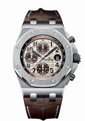 Audemars Piguet Watches : 26470ST.OO.A801CR.01 Automatic Chronograph Date Brown Leather Men Watch