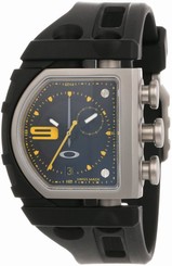 Oakley Watches : 26-302 Quartz Analog Date Black Dial Rubber Men Watch