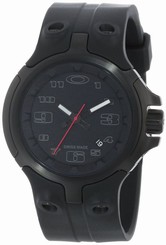 Oakley Watches : 26-312 Quartz Analog Date Black Dial Rubber Men Watch