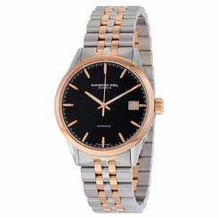 Raymond Weil Watches : 2740-SP5-20011 Automatic Black Dial Date Two Tone Stainless Steel Men Watch
