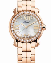 Chopard Watches : 274189-5007 Quartz 18ct Rose Gold Women Watch