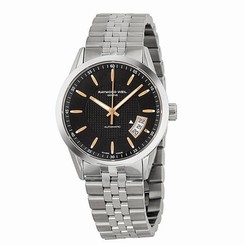 Raymond Weil Watches : 2770-ST5-20021 Automatic Black Dial Date Stainless Steel Men Watch