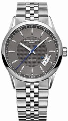 Raymond Weil Watches : 2770-ST-60021 Automatic Date 38 Mm Steel On Steel Gray Dial Men Watch