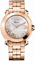 Chopard Watches : 277472-5002 Quartz 18kt Rose Gold Mother Of Pearl Dial 18kt Rose Gold Band Women Watch