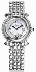 Chopard Watches : 278250-3006 Quartz Stainless Steel White Dial Stainless Steel -polished Band Women Watch