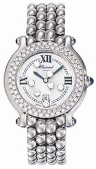 Chopard Watches : 278291-2005 Quartz Stainless Steel White Dial Stainless Steel Band Women Watch