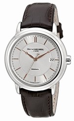 Raymond Weil Watches : 2837-SL5-65001 Automatic Analog Date Brown Leather Men Watch