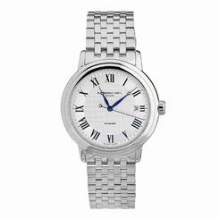 Raymond Weil Watches : 2837-ST-00659 Automatic Date Steel On Steel Black Roman Numerals Men Watch