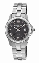 Raymond Weil Watches : 2970-ST-00608 Automatic Date Gray Dial Stainless Steel With Roman Numeral Hour Markings Men Watch